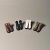 1/12 Scale Female Figure Shoes Martin Boots Model for 6-inches Action Figure Body Doll, 1/12 Action Figure Female Punk Biker Short Boots Thick Bottom Shoes Match Accessory (Coffee) view 4