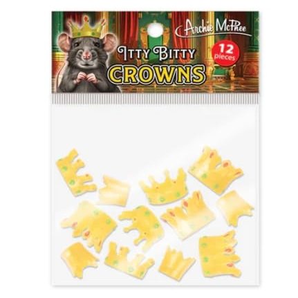 12-Pack Mini Crowns by Archie McPhee
