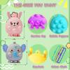 16 Pcs Party Favors for Kids, 3D Animal Pop Fidget Toys Bulk, Sensory Bath Suction Toys for Toddlers, Carnival Treasure Classroom Prizes Box Toys, Fidget Stocking Stuffers Birthday Party Gifts view 2