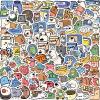 100 Pcs Cute Animal Small Stickers, Funny Cartoon Animal Hostel Aesthetic Decals for Teens Adult, Bulk Vinyl Waterproof Stickers for Water Bottle Laptop Scrapbook Skateboard,Journal,Guitar (Colourful) view 1