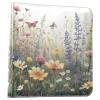 Kigai Butterfly Wildflower Photo Album Self Adhesive Scrapbook Album DIY Photo Album Book Leather Cover Picture Album with 20 Adhesive Sheets, 11.8x24x0.8 inch view 1