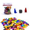 BoardGameSet 50PCS BoardGameSet Bear Figures | Board Games Pieces & Replacements, White view 3