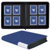 128Pockets Toploader Binder Holds Top Loaders, 4-Pocket Top Loaders Binder Album, Toploader Card Binder for 3" x 4" Rigid Card Holders, Ringless Toploader Storage Folder (Blue) view 1