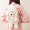 Fjlitx Plush Shoulder Bag Cute Dog Fluffy Crossbody Bag Soft Plush Cross Bag Cartoon Animal Puppy Messenger Bag for Ladies Girls view 2
