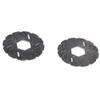 MIVHQYBU 2 Carbon Fiber Brake Discs Compatible with 1/5 Scale Buggy Front Hydraulic Brake System Compatible Replacement Parts view 1