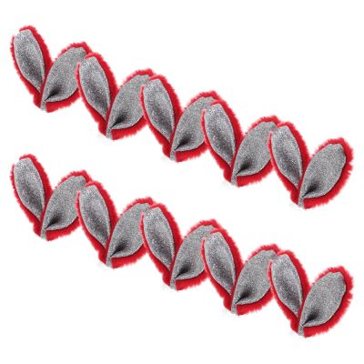 HOLIDYOYO 10pcs Bunny Ears Hair Clip Accessories for Easter Crafts Cute Ear Headband Decoration for Girls and Hair Styling
