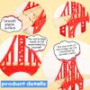 18 Pcs Wooden Train Suspension Bridges Wooden Tracks Accessories Crossing Track Bridge Support Compatible with All Major Brands for Boys Girls view 3