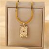 DYFUHO Tarot Card The Wheel of Fortune Major Arcana Tarot,Miraculous Medallion Amulet Talisman Tarot Necklace view 2