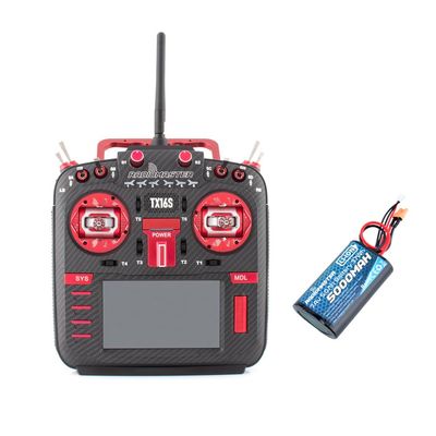 Radiomaster TX16S MKII MAX with AG01 Hall Gimbals Radio Control System ExpressLRS or Multi-Protocol 4in1 (ELRS Mode 2-Red with 5000)
