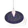 GOLOVENLD Witchcrafts Wiccan Supply Metal Dowsing Rod Set Divination Mat Carves Divination Tool for Spiritual Guidance view 3