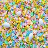 Chicken Coop Easter Sprinkle Mix - Polymer Clay Fake Sprinkles, Decoden Funfetti Jimmies with 3 Resin Egg Cabochons (Container (No eggs)) view 1