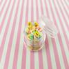 Chicken Coop Easter Sprinkle Mix - Polymer Clay Fake Sprinkles, Decoden Funfetti Jimmies with 3 Resin Egg Cabochons (Container (No eggs)) view 2