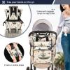 GUIJI Ship's Pattern Diaper Bag Backpack, Large Capacity Diaper Bag Multifunctional Baby Bag for Mommy Travel Backpack view 4