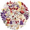100Pcs Cartoon Catholic Stickers, Waterproof Catholic Sticker for Water Bottle Laptop Phone Cases Planner Skateboard Luggage Helmet Party Favor Decor, Ideal for Adults Teens Teacher Rewards C173R view 1