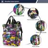 GUIJI Fashion Patterns Diaper Bag Backpack, Large Capacity Diaper Bag Multifunctional Baby Bag for Mommy Travel Backpack view 2