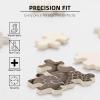 1000 Piece Jigsaw Puzzle for Adults Challenging Puzzle for Game Nights Wooden Puzzle Petoskey Stone Personalized Custom Wood Puzzle for Family Picture Puzzle Finished Size 29.5"x19.7" view 3