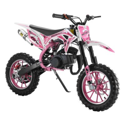 feneihe 50cc Kids Dirt Bike,New Upgraded 2-Stroke Off-Road Mini Bike with Front & Rear Disc Brake,Max Load 330 Lbs,Gas Power Dirt Bikes for Kids 8-14,Mini Dirt Bike with Max Speed 40km/H Best Gift fo