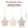 3 Pcs Silicone Pacifier Case, Pacifier Holder Case, Portable Pacifier Pouch, Nipple Holder Case Container, Pacifier Storage Container Box, for Diaper Bag Stroller, BPA Free (Style 1) view 2