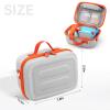 Hard Case Replacement Travel Case Compatible with Yoto Player 3rd Generation Kids Bluetooth Audio Speaker Plays Audiobook Cards Radio and Card (Gray, for Yoto Player 3rd) view 4