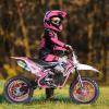 feneihe 49cc Gas Kids Dirt Bike with Dual Disc Brakes,2-Stroke Gas Motorcycle for Kids 8-14 with Max Speed 30KM/H,Gas Power Pocket Rocket Bike with Front Rear Disc Brakes, Mini Motorcycle Max Load 33 view 2