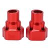 NutriEss 2Pcs RC Rear Axle Cover Bushing for Losi LMT mons TER 1/8 RC Truck Black Rear Axle Portal Housing Sleeve Outer Portal Housing Robust and Precise Fit (Red) view 1