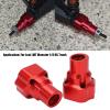 NutriEss 2Pcs RC Rear Axle Cover Bushing for Losi LMT mons TER 1/8 RC Truck Black Rear Axle Portal Housing Sleeve Outer Portal Housing Robust and Precise Fit (Red) view 2