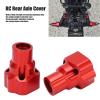 NutriEss 2Pcs RC Rear Axle Cover Bushing for Losi LMT mons TER 1/8 RC Truck Black Rear Axle Portal Housing Sleeve Outer Portal Housing Robust and Precise Fit (Red) view 3