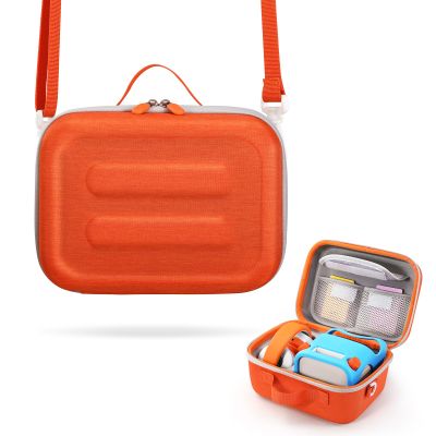 Hard Case Replacement Travel Case Compatible with Yoto Player 3rd Generation Kids Bluetooth Audio Speaker Plays Audiobook Cards Radio and Card (Orange, for Yoto Player 3rd)