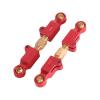 1:14 RC Vehicle Steering Rods Aluminum Alloy Adjustable Metal Servo Link Pull Rods Upgrade Kits for 14209 14210, Red view 1