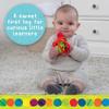 Kids Preferred Eric Carle Toddler Toys The Very Hungry Caterpillar Stuffed Animal Rattle and Red Apple Silicone Teether Newborn Baby Teething Toys Set view 2