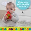 Kids Preferred Eric Carle Toddler Toys The Very Hungry Caterpillar Stuffed Animal Rattle and Red Apple Silicone Teether Newborn Baby Teething Toys Set view 4