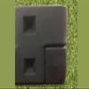 12" Plastic Playground Border End Cap with Spike view 2