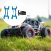 Garende RC Car Rear Upper Swing Arm Modification Accessories Lightweight RC Crawler Car Replacement Part for 1:18 18101 18102, Blue view 2