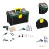 TWTCZOZ 35 Piece Kids Tool Collection Featuring Electronic Drill and Accessories, Green view 3