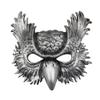 1Pcs Halloween Owl Mask Masquerade Bird Mask Animal Half Face Mask for Halloween Easter Costume Party Cosplay Props (Silver) view 1