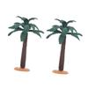 SKISUNO Realistic Mini Palm Trees 2pcs Fake Coconut Palm Trees Micro Landscape Decoration view 1