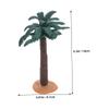 SKISUNO Realistic Mini Palm Trees 2pcs Fake Coconut Palm Trees Micro Landscape Decoration view 2
