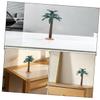 SKISUNO Realistic Mini Palm Trees 2pcs Fake Coconut Palm Trees Micro Landscape Decoration view 3