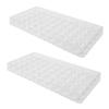KICHOUSE 2pcs Raffle Storage Container Numbered Box for Organizing Draws and Voting for Events and Parties view 1