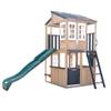 KidKraft Cliffbrook Wooden Outdoor Two-Story Playhouse with Slide view 4