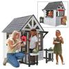 KidKraft Riverscape Wooden Playhouse with Working Doorbell, Fence, Kitchen and Pet Door view 2