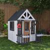 KidKraft Riverscape Wooden Playhouse with Working Doorbell, Fence, Kitchen and Pet Door view 3
