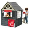 KidKraft Riverscape Wooden Playhouse with Working Doorbell, Fence, Kitchen and Pet Door view 3