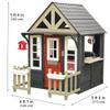 KidKraft Riverscape Wooden Playhouse with Working Doorbell, Fence, Kitchen and Pet Door view 4