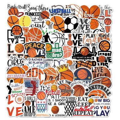 Basketball Stickers for Boy Cute Basketball Gifts Sports Stickers for Kids Teens Adults, Sports Party Favor Waterproof PVC Decals for Water Bottle Laptop Skateboard Bicycle Suitcase Phone Case