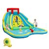 GLACER Inflatable Water Slide, Blow Up Bouncer Castle w/Water Slides, Splash Pool, Water Cannons & 735W Blower, Outdoor Water Park for Kids 3-10 Years Old view 1