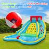 GLACER Inflatable Water Slide, Blow Up Bouncer Castle w/Water Slides, Splash Pool, Water Cannons & 735W Blower, Outdoor Water Park for Kids 3-10 Years Old view 2