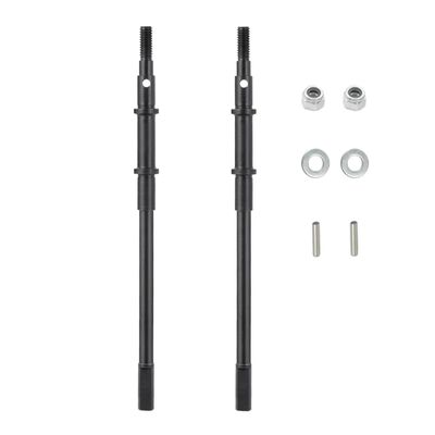 RC Car Accessories Compatible with Axial for SCX10 II 90046 1/10 RC Crawler Car AR44 Axle Upgrade Parts Steel Front and Rear Axle Drive Shaft CVD(Rear)