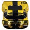 AFX Ford GT40 MKII #2 Gold Chrome / Black Edition Mega G+ Chassis HO Slot Car Exclusive view 4