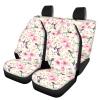 Beauty Collector Hummingbird Flower Yellow Car Seat Cover Full Set Auto Interior Covers Universal Fit Most Sedan SUV Truck view 1